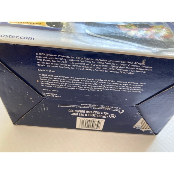 Oster Mini  3 Cup Black Mini Food Chopper with Whisk attachment Open Box - Picture 14 of 15